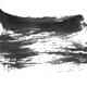 Brushstroke Black calligraphy ink dry brush stroke on white background... (thumbnail)