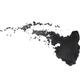 Black calligraphy ink stain on white background... (thumbnail)
