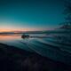 Boat in twilight tranquil nature scenery at Dundalk Bay Ireland... (thumbnail)
