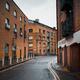 Shad Thames historic industrial city street with brick buildings in Lo... (thumbnail)