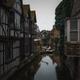 Historic buildings along the River Stour in Canterbury England moody c... (thumbnail)