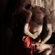 Romantic sensual portrait of a sexy couple embracing in dark shadowy i... (thumbnail)
