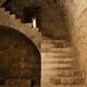 Medieval Greek castle dungeon stone interior with staircase... (thumbnail)