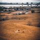 Pasture lands with cattle in Ireland countryside aerial view... (thumbnail)