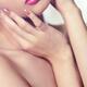 Beauty face closeup of sensual woman mouth with pink lipstick... (thumbnail)