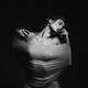 Woman in tight stretchy dress over naked body Black and white art nude... (thumbnail)