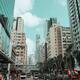 Busses on streets of Hong Kong China... (thumbnail)