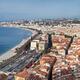 Aerial cityscape scenery of Nice, old city, France. French Riviera, Me... (thumbnail)