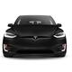 Black Tesla X luxury SUV electric car front view isolated on white... (thumbnail)