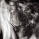 Black and white fine art nude closeup of a native woman dancing naked... (thumbnail)