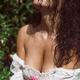 Sensual closeup portrait of a beautiful sexy woman with wet skin on he... (thumbnail)