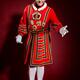 Beefeater Yeomen of the Guard Royal Yeoman Warder with welcoming gestu... (thumbnail)