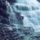 Beautiful Cascade waterfall dynamic closeup nature scenery... (thumbnail)