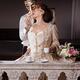 Sensual couple portrait of masked man tempting beautiful lady in vinta... (thumbnail)