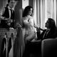 Romantic trio, implied sensual black and white photograph of sexy lady... (thumbnail)
