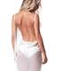 Beautiful blond young woman wearing white beachwear beach cover dress... (thumbnail)