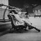 Black and white fine art nude photograph of a woman posing naked outdo... (thumbnail)