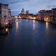 Venice Grand Canal with beautiful historic Venetian architecture night... (thumbnail)