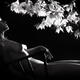 Sensual nude black and white portrait of a beautiful naked sexy young... (thumbnail)