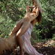 Gorgeous nude young woman lying relaxed fully naked stretched on a bra... (thumbnail)
