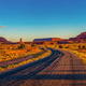 Highway along the Monument Valley Arizona USA Panoramic landscape scen... (thumbnail)