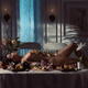 Beautiful nude woman lying on restaurant table serving Nyotaimori sush... (thumbnail)