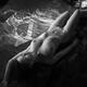 Black and white art nude photograph of a gorgeous woman with beautiful... (thumbnail)