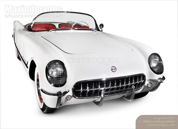 Stock photo of 1953 Chevrolet Corvette C1 Convertible Buy commercial use license at MaximImages