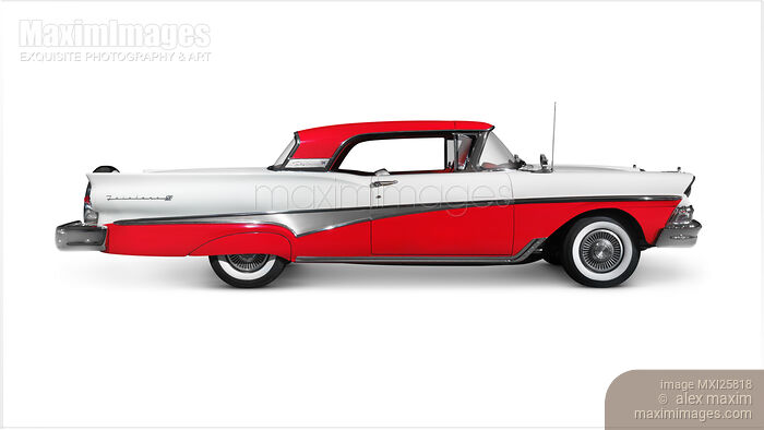 1958 Ford Fairlane 500 Skyliner Stock photo of 1958 Ford Fairlane 500 Skyliner Buy commercial use license at MaximImages
