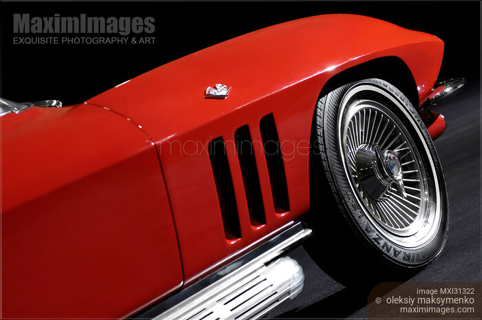 Stock photo of 1965 Corvette Sting Ray Buy commercial use license at MaximImages