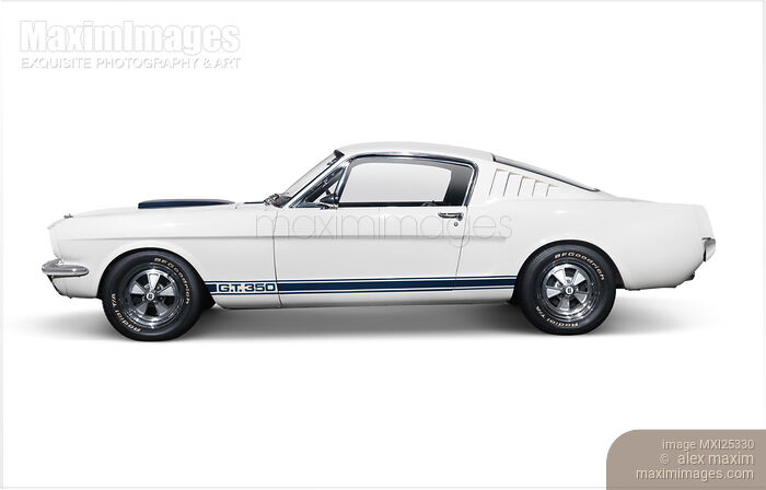 1965 Shelby GT350 Mustang retro sports car Stock photo of 1965 Shelby GT350 Mustang retro sports car Buy commercial use license at MaximImages