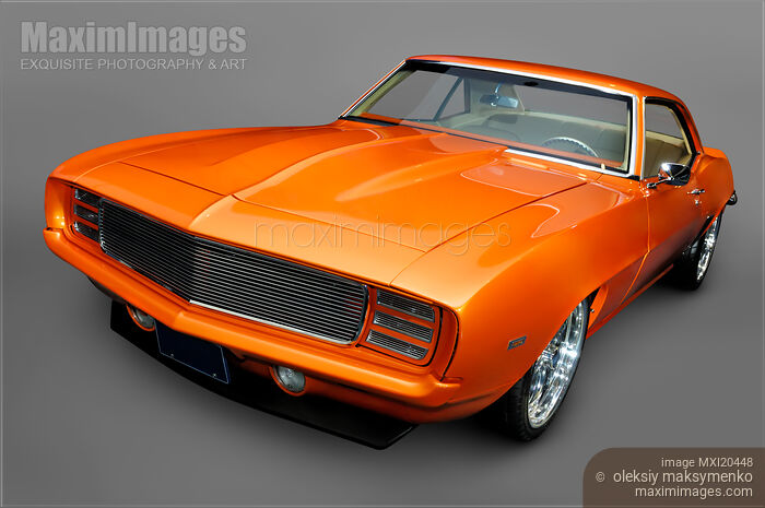 Stock photo of 1969 Chevrolet Camaro Buy commercial use license at MaximImages