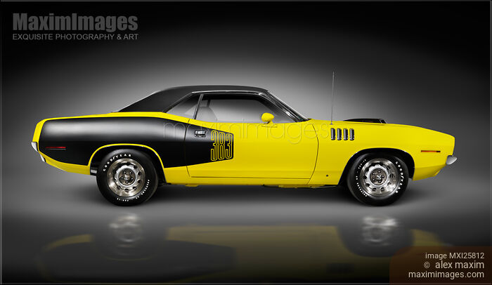 1972 Dodge Challenger retro sports car Stock photo of 1972 Dodge Challenger retro sports car Buy commercial use license at MaximImages