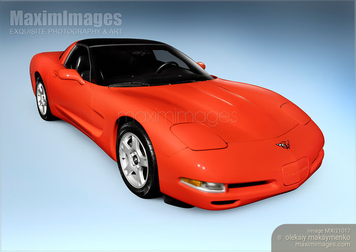 Stock photo of 1997 Chevrolet Corvette C5 Coupe Buy commercial use license at MaximImages