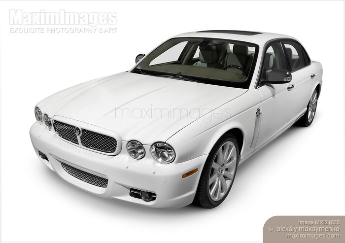 Stock photo of 2009 Jaguar XJ Vanden Plas Buy commercial use license at MaximImages