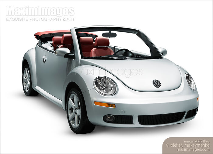 Stock photo of 2009 New Volkswagen Beetle Convertible Buy commercial use license at MaximImages