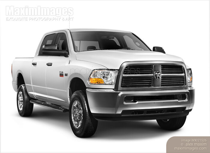 Stock photo of 2010 Dodge RAM 2500 Pickup Truck Buy commercial use license at MaximImages
