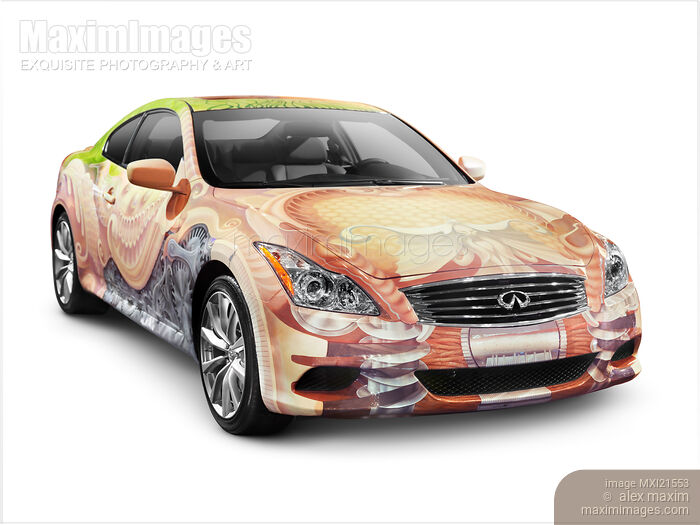 Stock photo of 2010 Infiniti G37 Coupe with Painted Body Buy commercial use license at MaximImages
