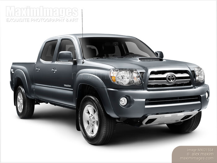 Stock photo of 2010 Toyota Tacoma Pickup Truck Buy commercial use license at MaximImages