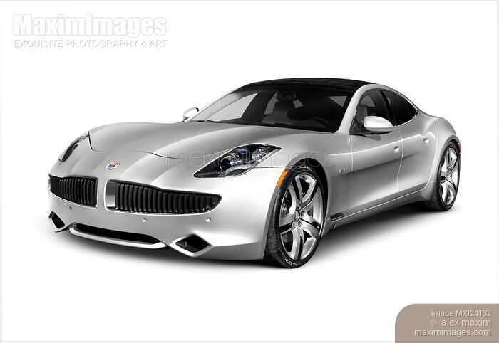 2012 Fisker Karma plug-in hybrid car Stock photo of 2012 Fisker Karma plug-in hybrid car Buy commercial use license at MaximImages