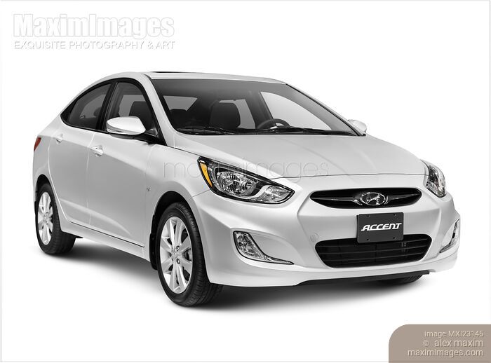 Stock photo of 2012 Hyundai Accent Buy commercial use license at MaximImages