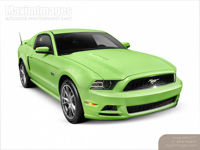 2013 Ford Mustang GT 5.0 sports car Stock photo of 2013 Ford Mustang GT 5.0 sports car Buy commercial use license at MaximImages