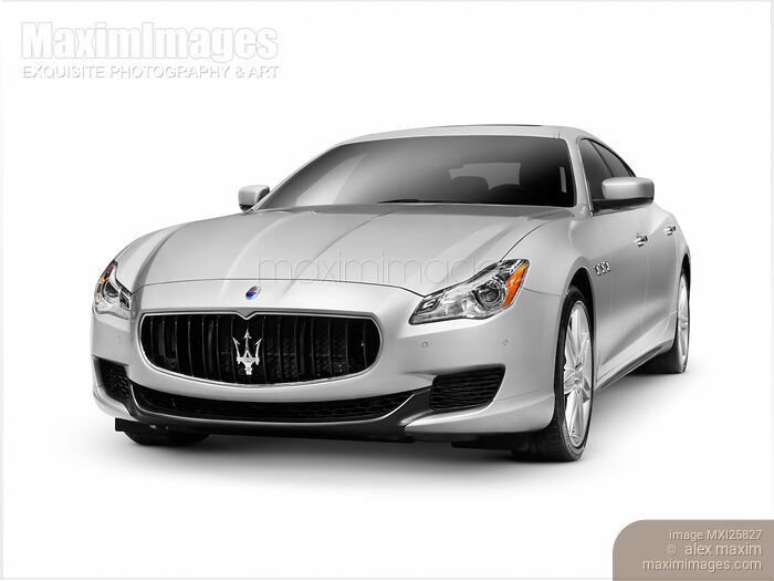 Stock photo of 2014 Maserati Quattroporte S Q4 luxury car Buy commercial use license at MaximImages