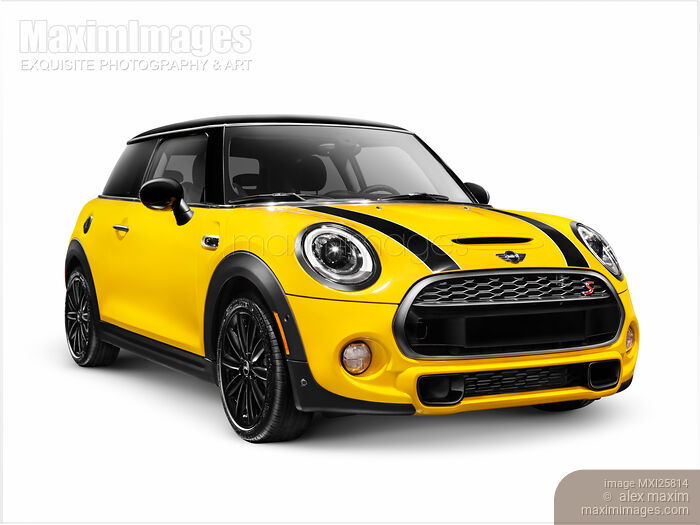 2014 Mini Cooper S hatchback car Stock photo of 2014 Mini Cooper S hatchback car Buy commercial use license at MaximImages