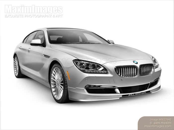Stock photo of 2015 BMW Alpina B6 Gran Coupe luxury car Buy commercial use license at MaximImages