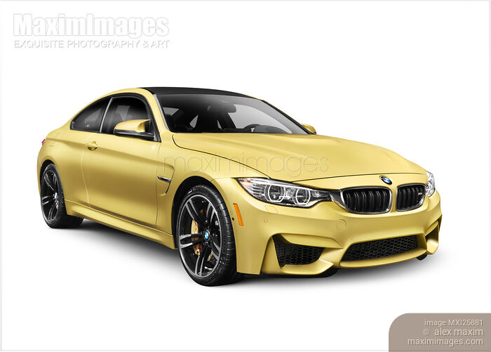 Stock photo of 2015 BMW M4 Coupe performance car Buy commercial use license at MaximImages