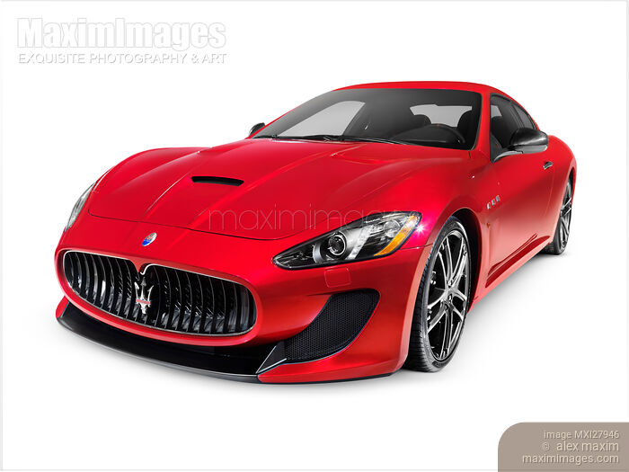 Stock photo of 2015 Maserati GranTurismo MC Centennial Edition luxury car Buy commercial use license at MaximImages