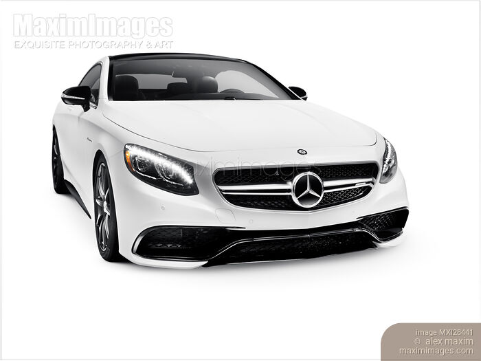 2015 Mercedes-Benz S63 AMG Coupe luxury car Stock photo of 2015 Mercedes-Benz S63 AMG Coupe luxury car Buy commercial use license at MaximImages