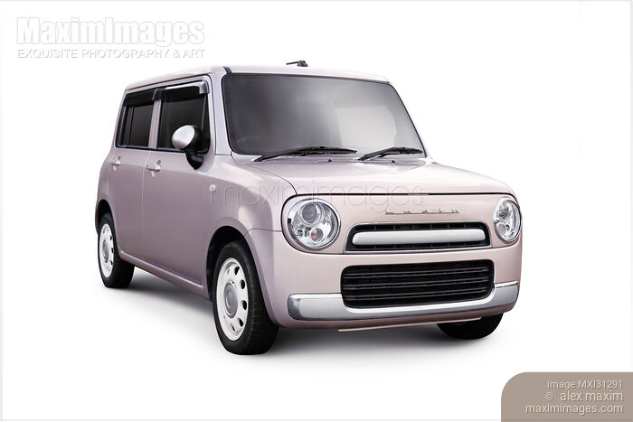 Stock photo of 2015 Suzuki Lapin Japanese Kei car small city car Buy commercial use license at MaximImages