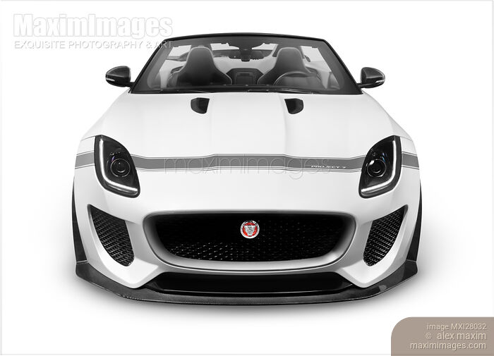 Stock photo of 2016 Jaguar F-Type Project 7 Convertible sports car Buy commercial use license at MaximImages